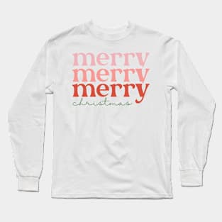 Merry Christmas jolly design Long Sleeve T-Shirt